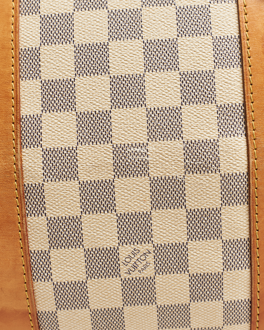 Herr | Louis Vuitton Pre-Owned Keepall 50 Bag Damier Azur | Louis Vuitton Pre-Owned | Keepall 50 Bag Damier Azur