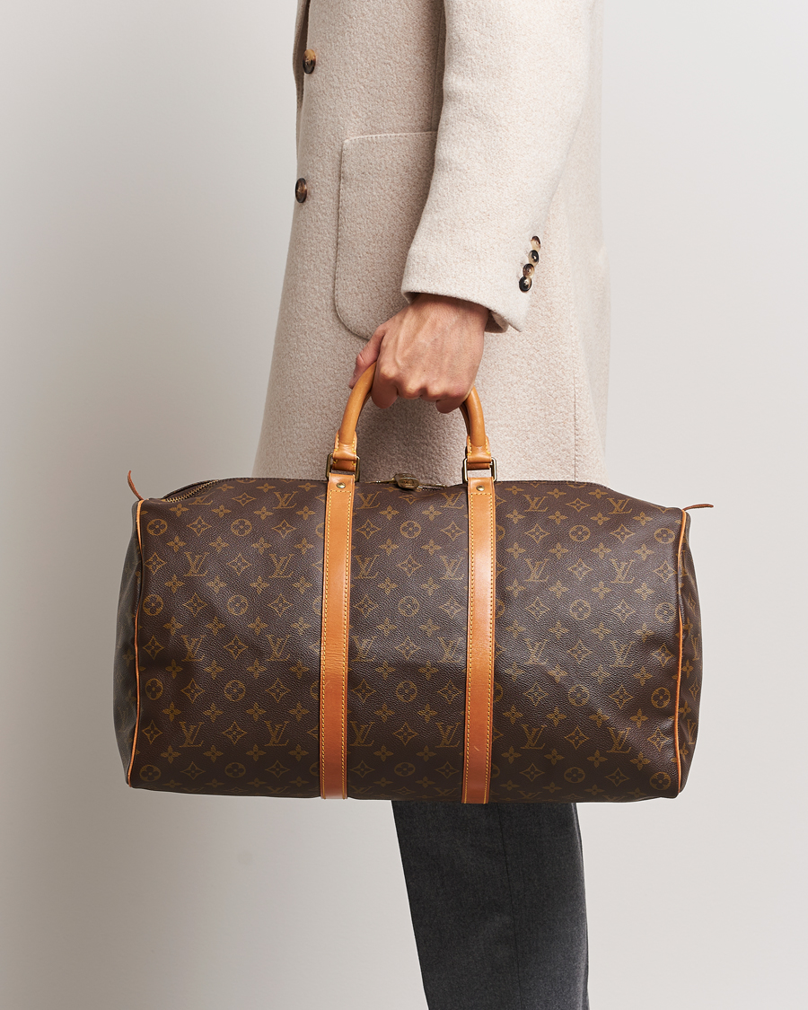 Herr | Louis Vuitton Pre-Owned Keepall 50 Bag Monogram | Louis Vuitton Pre-Owned | Keepall 50 Bag Monogram