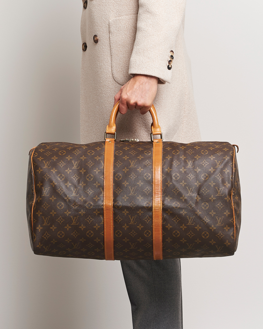 Herr | Louis Vuitton Pre-Owned Keepall 55 Bag Monogram | Louis Vuitton Pre-Owned | Keepall 55 Bag Monogram