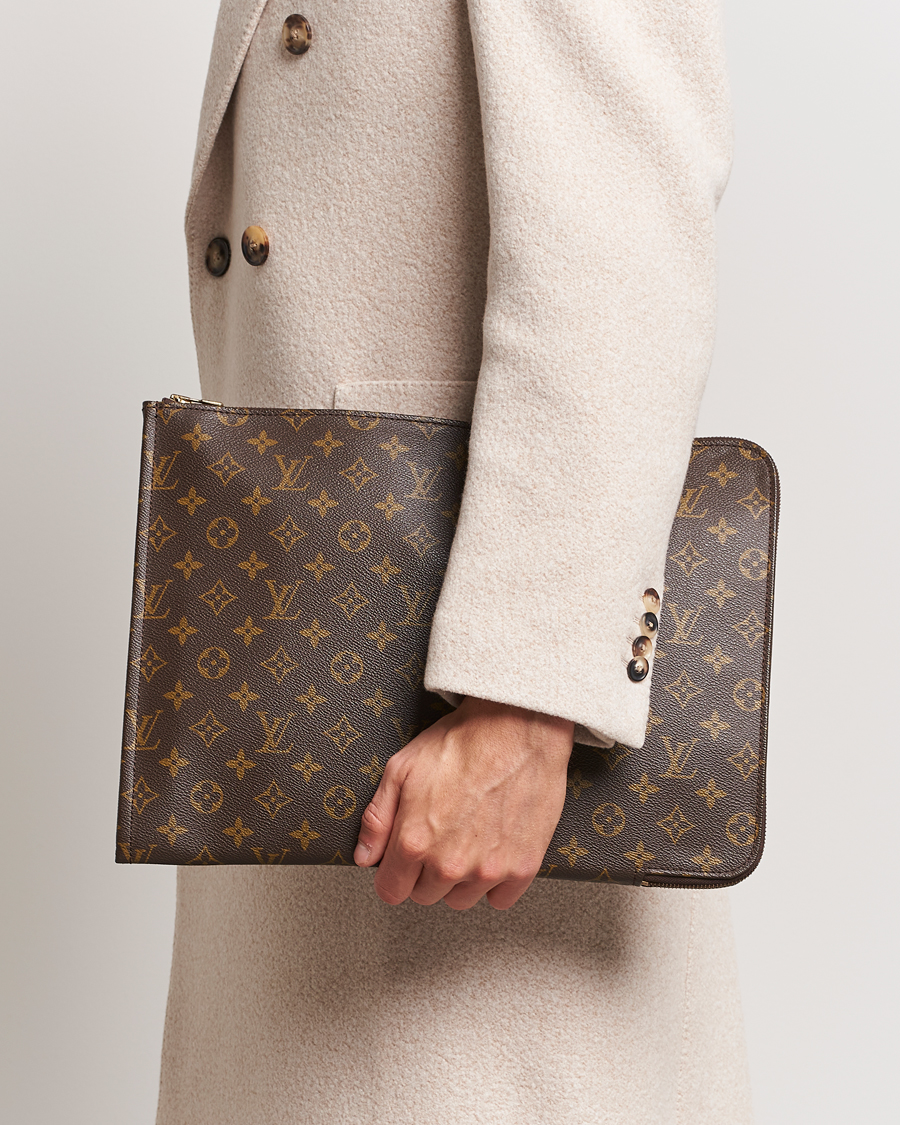 Herr | Tidigare sålda väskor | Louis Vuitton Pre-Owned | Posh Documan Document Bag Monogram