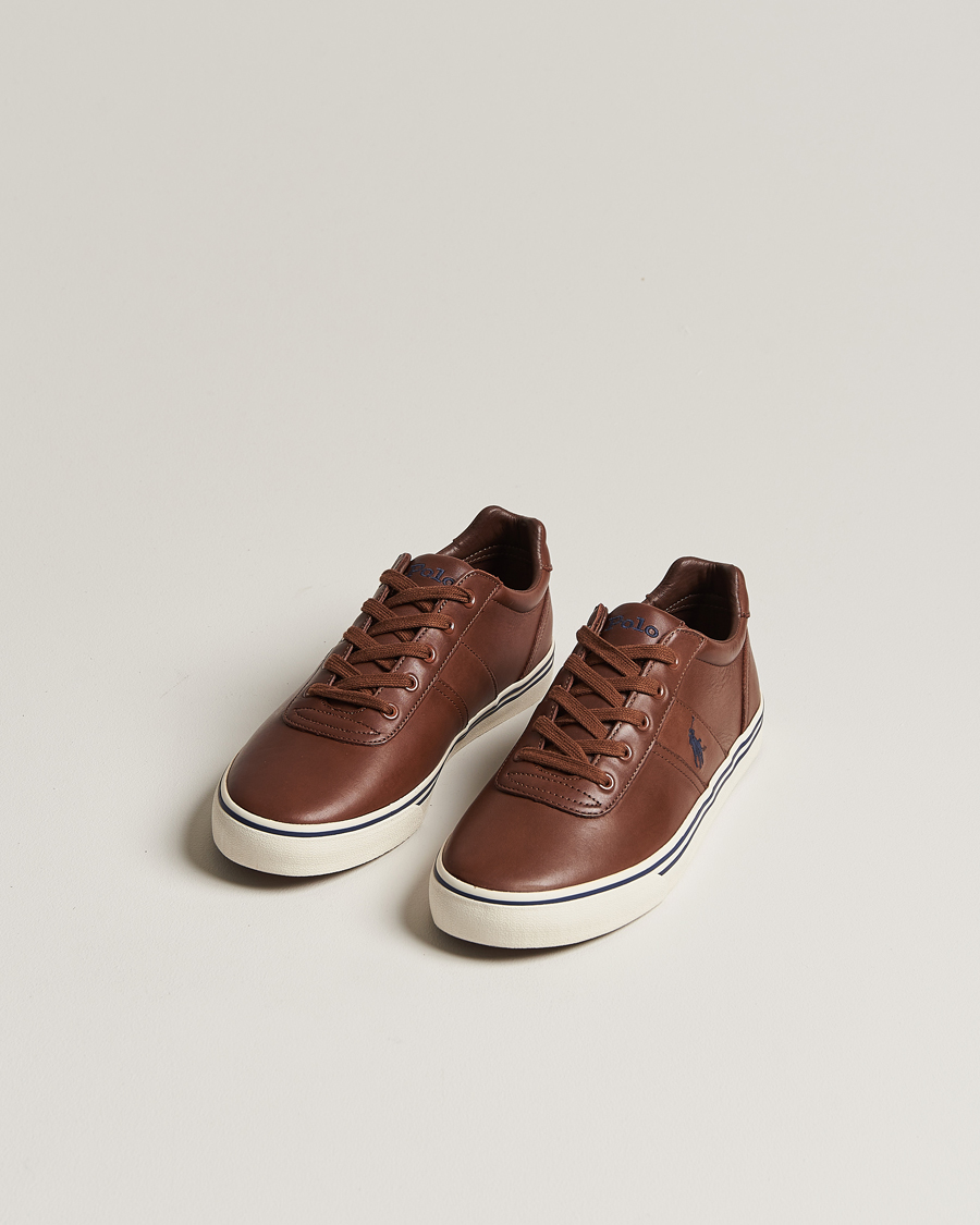 Herr | Låga sneakers | Polo Ralph Lauren | Hanford Leather Sneaker Tan