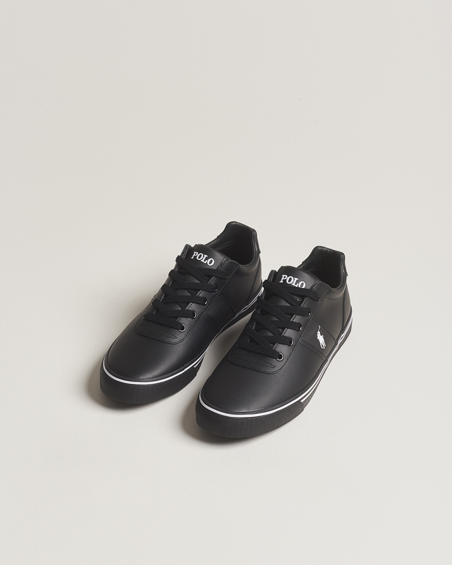 Herr | Svarta sneakers | Polo Ralph Lauren | Hanford Leather Sneaker Black