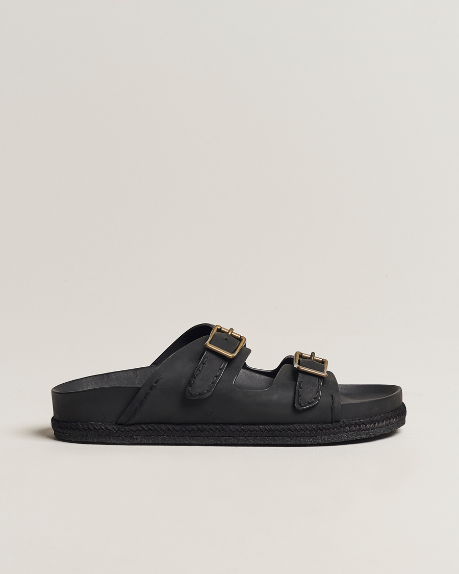 Herr | Polo Ralph Lauren Turbach Leather Sandals Black | Polo Ralph Lauren | Turbach Leather Sandals Black