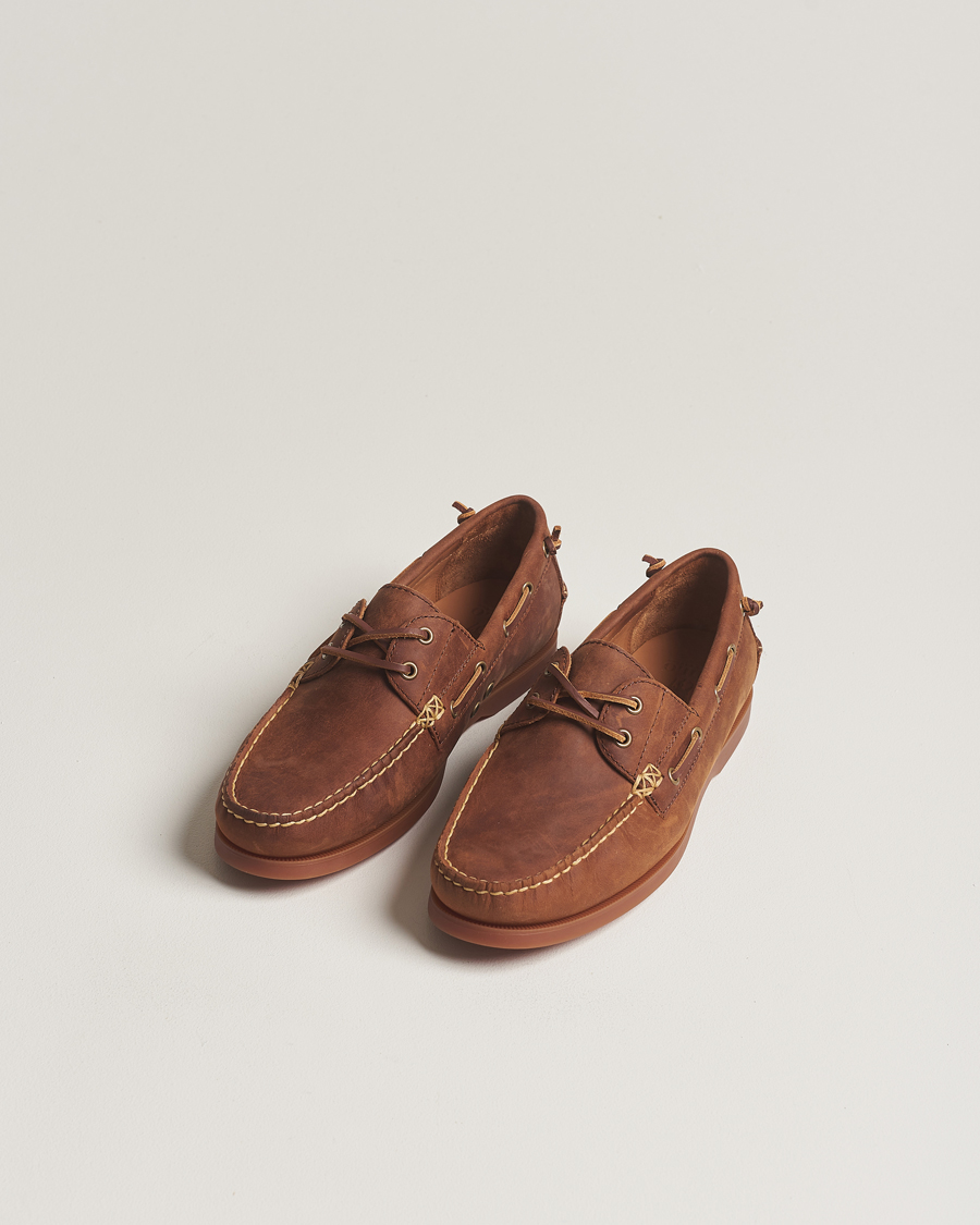 Herr | Only Polo | Polo Ralph Lauren | Merton Leather Boat Shoe Deep Saddle