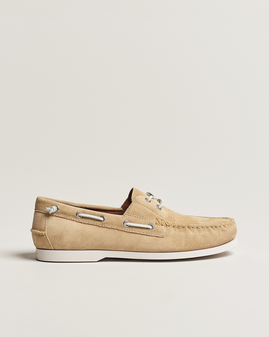 Herr | Polo Ralph Lauren Merton Suede Boat Shoe Bone | Polo Ralph Lauren | Merton Suede Boat Shoe Bone