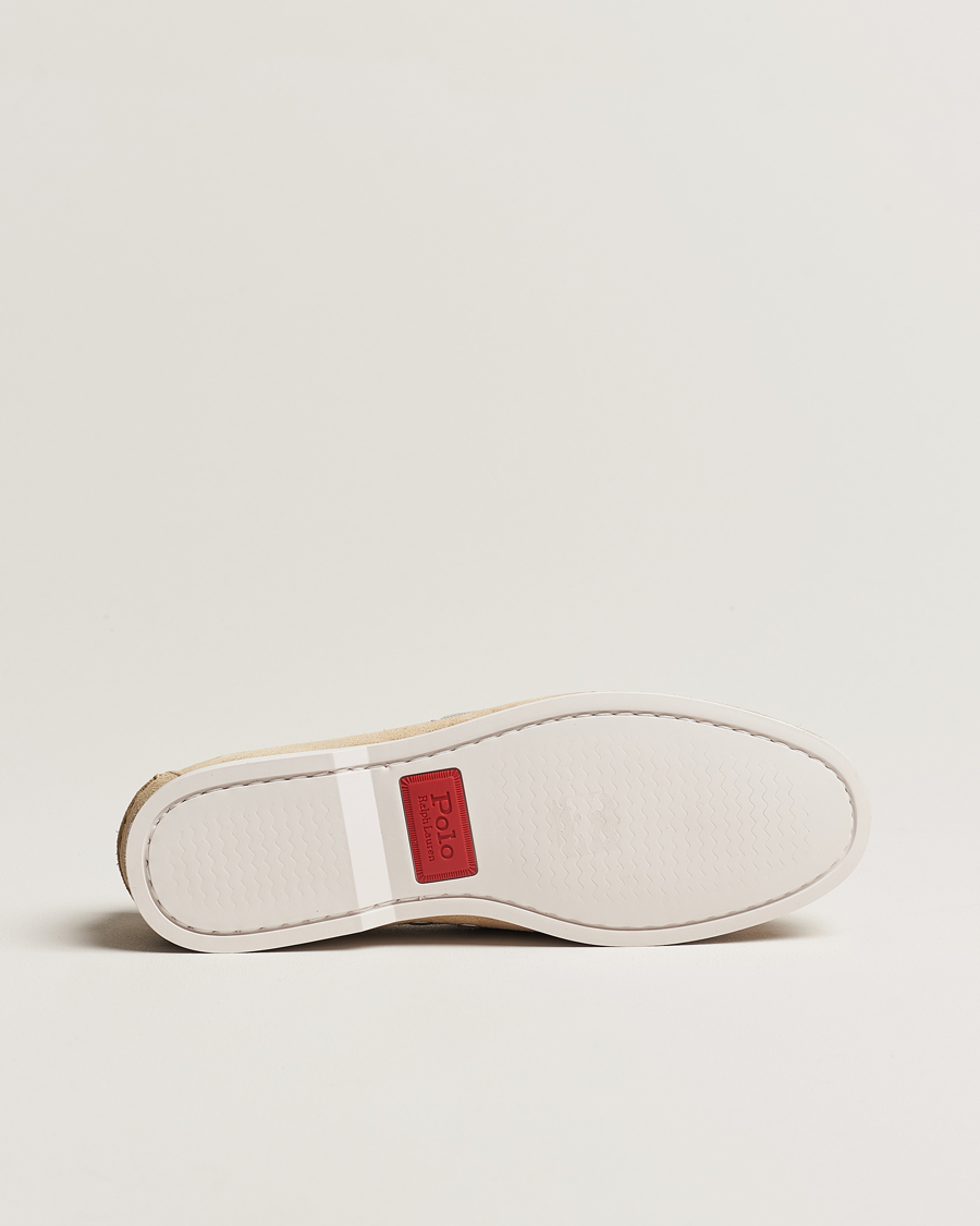 Herr | Polo Ralph Lauren Merton Suede Boat Shoe Bone | Polo Ralph Lauren | Merton Suede Boat Shoe Bone