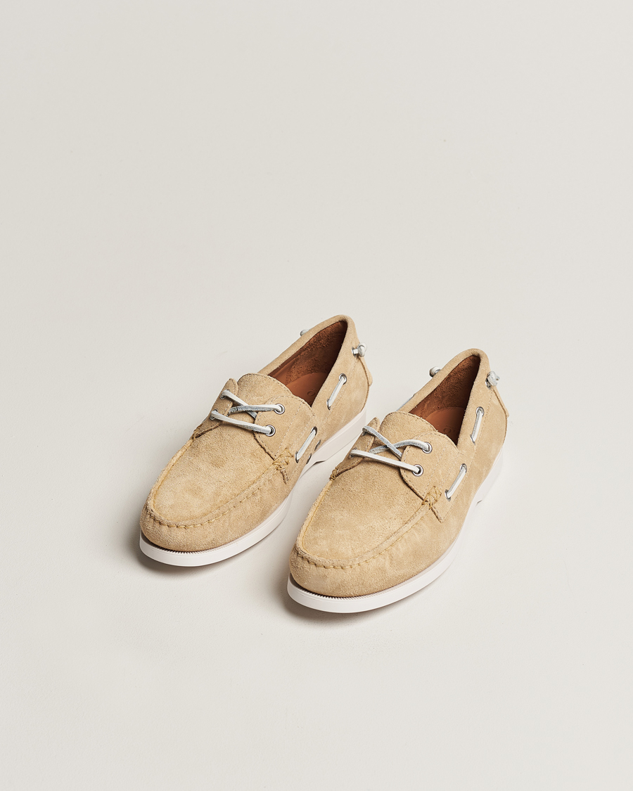 Herr | Polo Ralph Lauren Merton Suede Boat Shoe Bone | Polo Ralph Lauren | Merton Suede Boat Shoe Bone