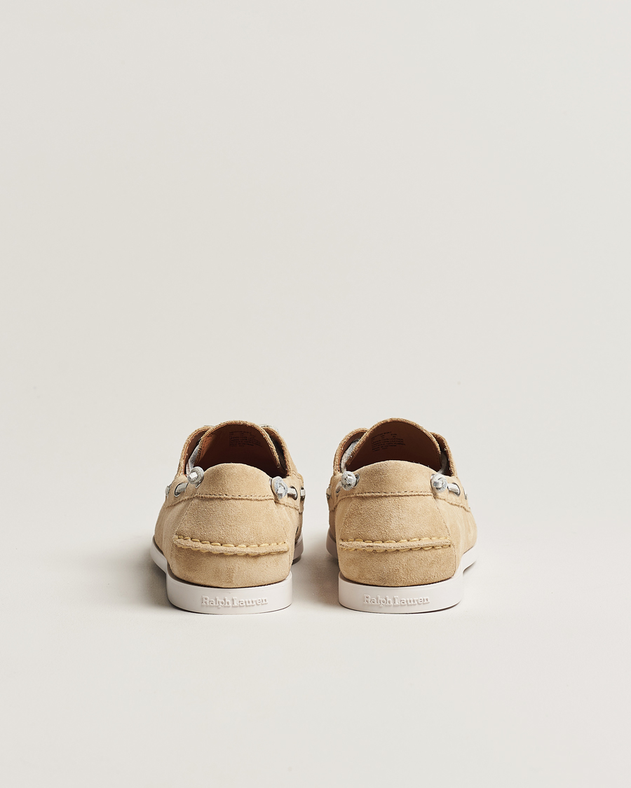 Herr | Polo Ralph Lauren Merton Suede Boat Shoe Bone | Polo Ralph Lauren | Merton Suede Boat Shoe Bone