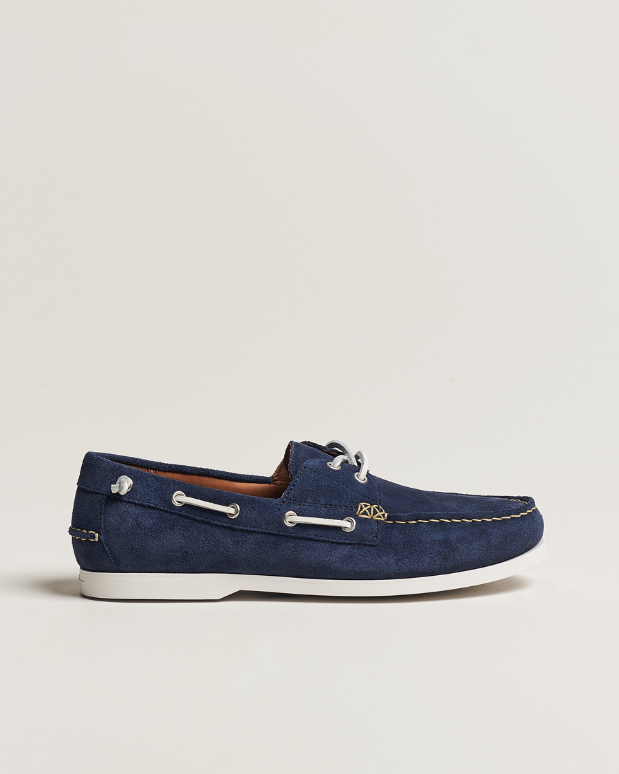 Herr | Polo Ralph Lauren Merton Suede Boat Shoe Hunter Navy | Polo Ralph Lauren | Merton Suede Boat Shoe Hunter Navy