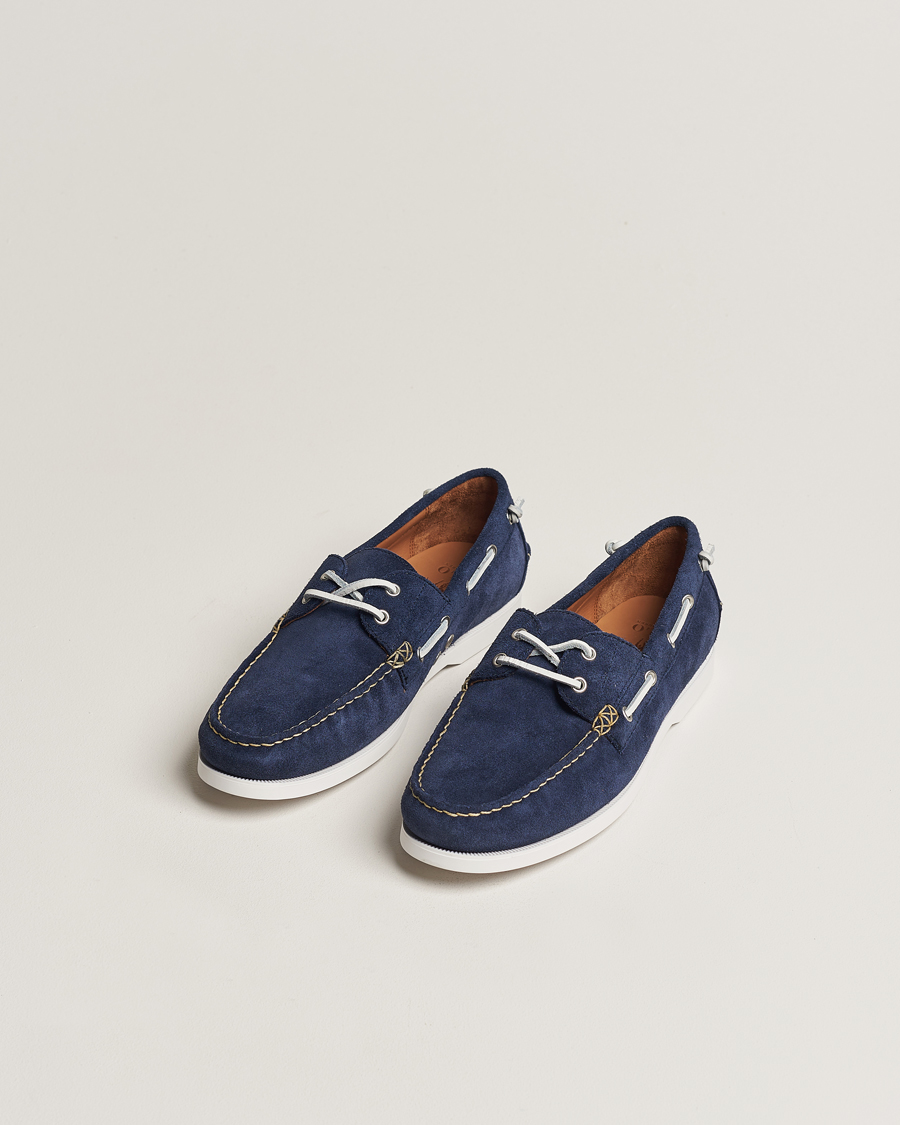 Herr | Polo Ralph Lauren Merton Suede Boat Shoe Hunter Navy | Polo Ralph Lauren | Merton Suede Boat Shoe Hunter Navy