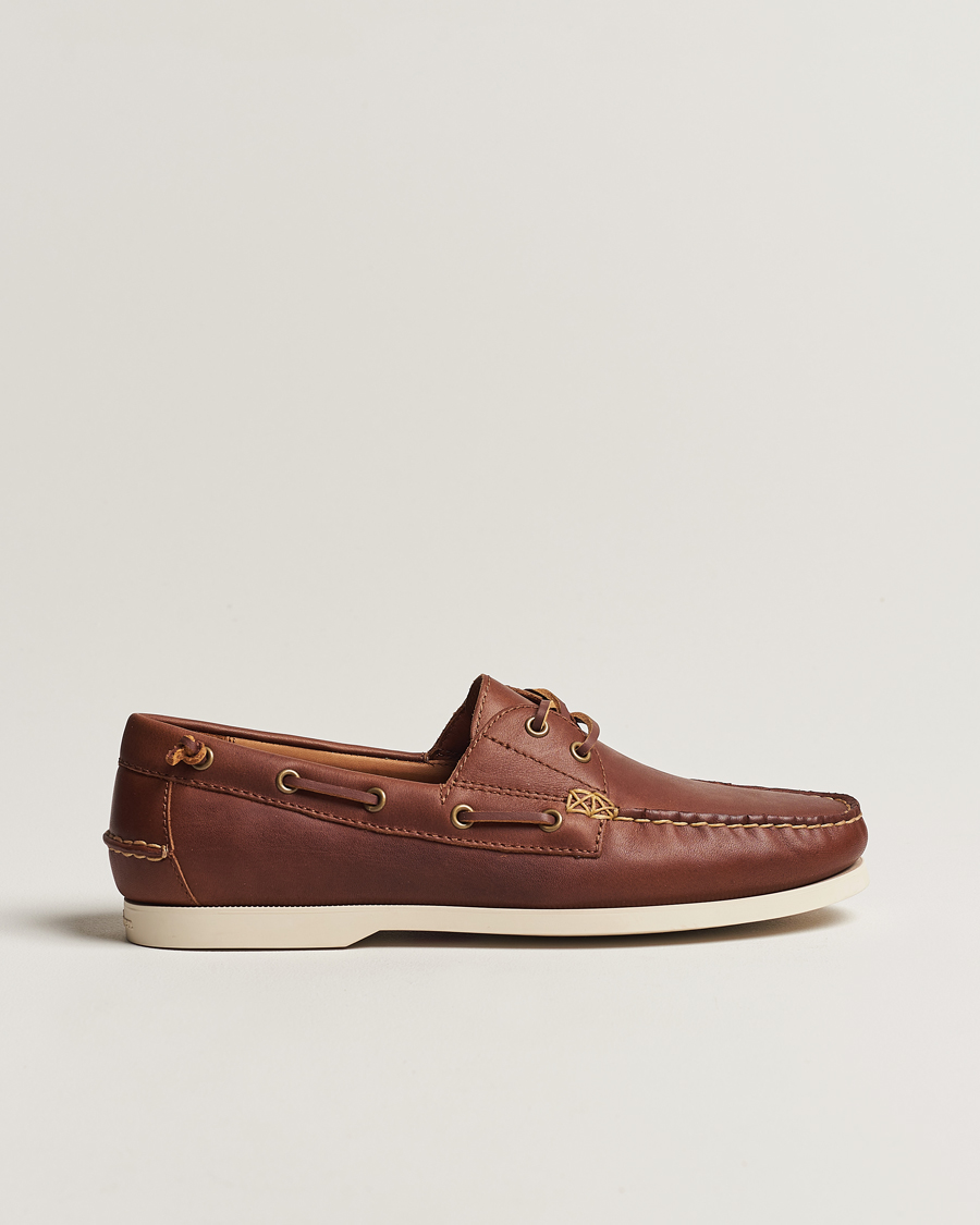 Herr | Seglarskor | Polo Ralph Lauren | Merton Leather Boat Shoe Tan