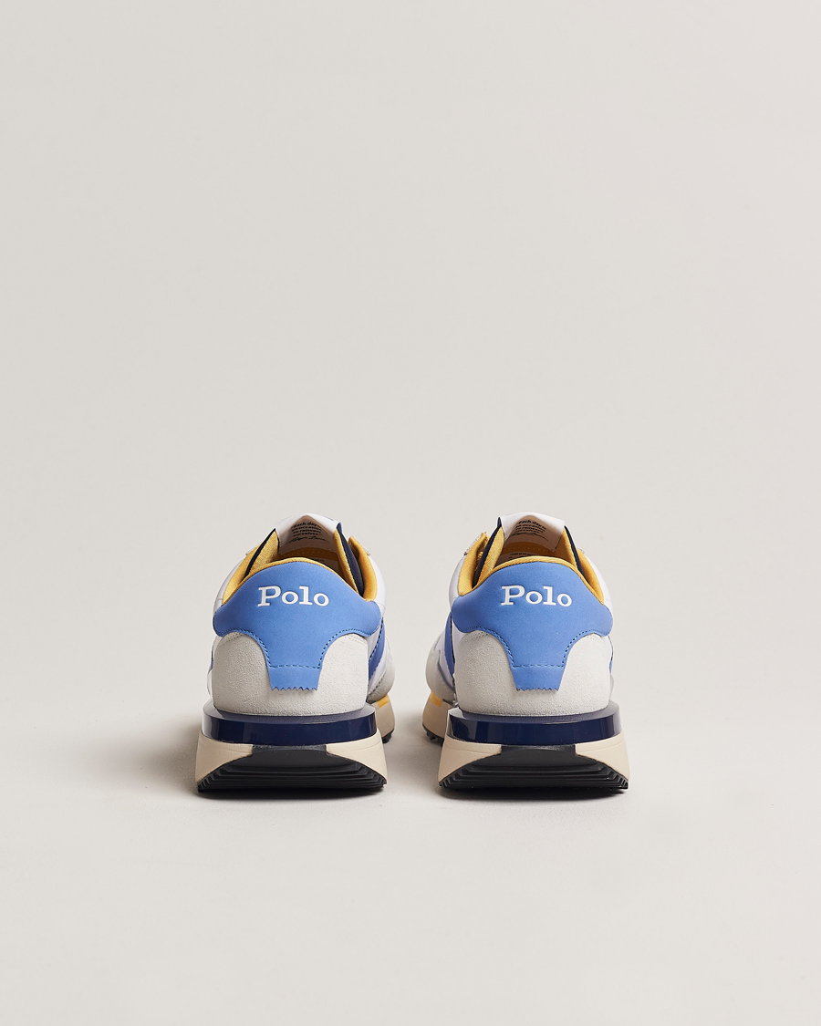 Herr | Polo Ralph Lauren Train 89 Running Sneaker White/Blue/Yellow | Polo Ralph Lauren | Train 89 Running Sneaker White/Blue/Yellow