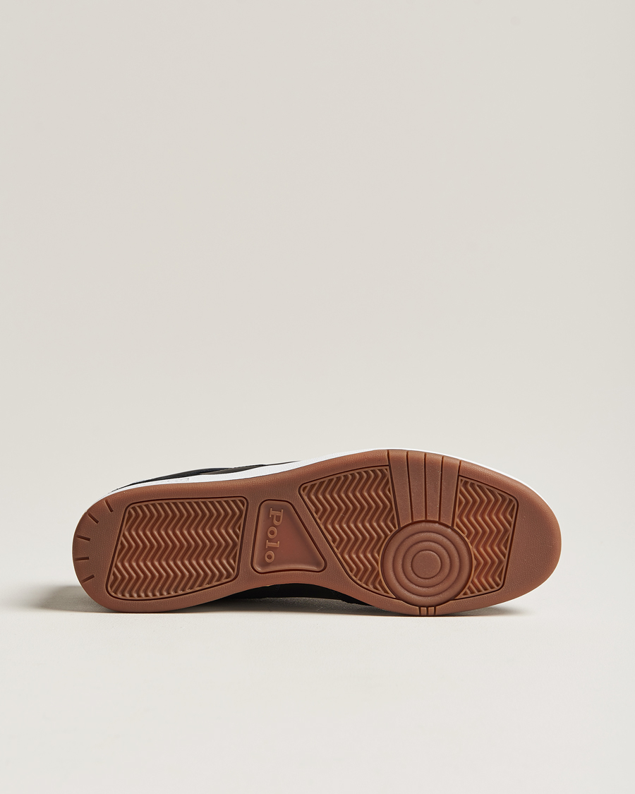 Herr | Polo Ralph Lauren CRT Leather/Suede Sneaker Black/White | Polo Ralph Lauren | CRT Leather/Suede Sneaker Black/White