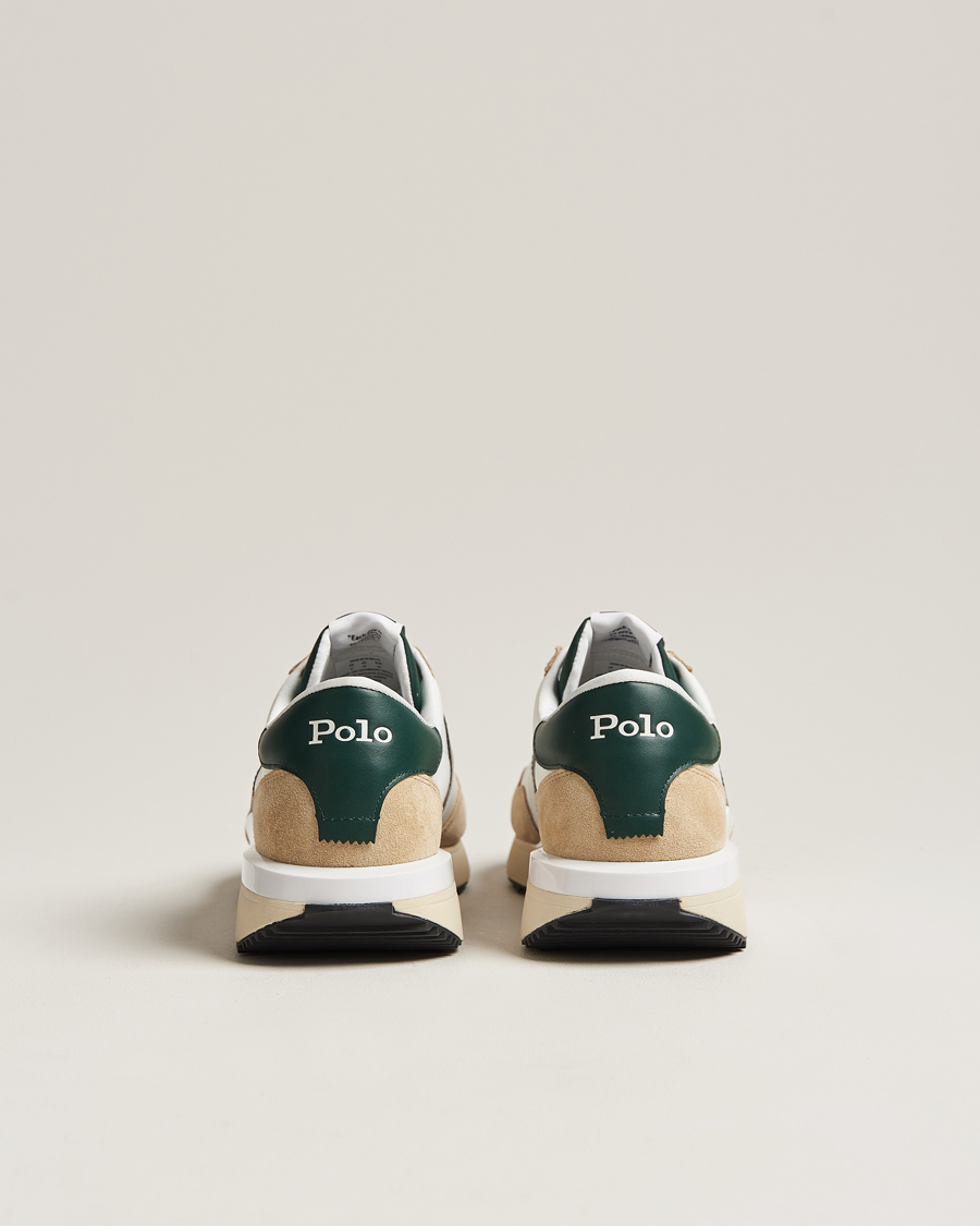 Herr | Polo Ralph Lauren Train 89 Running Sneaker Suede/Mesh White | Polo Ralph Lauren | Train 89 Running Sneaker Suede/Mesh White