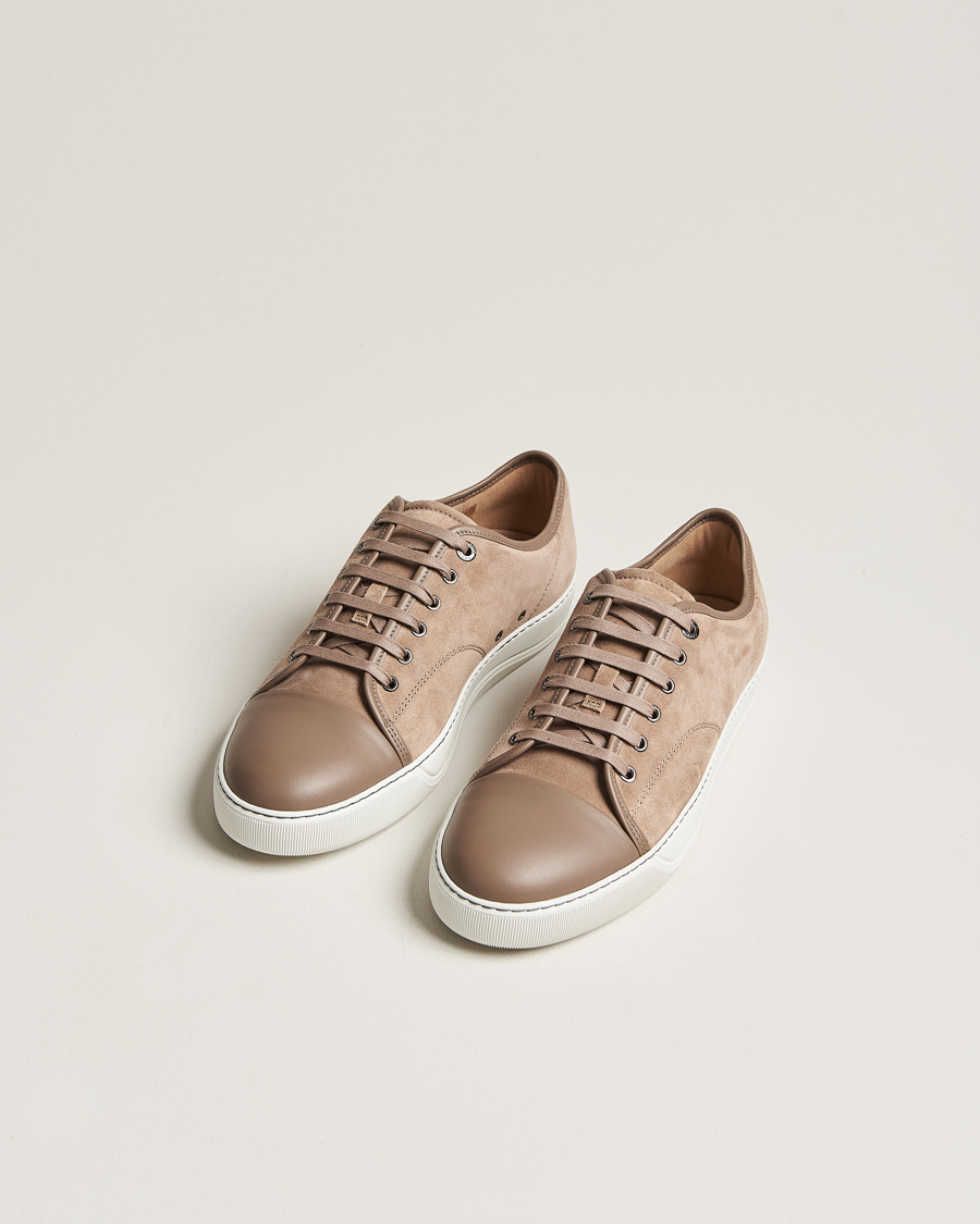 Herr | Gåvor | Lanvin | Nappa Cap Toe Sneaker Beige