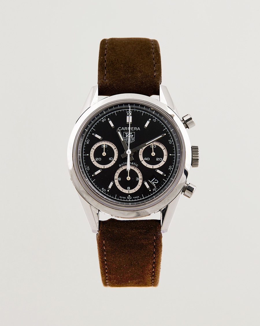 Herr | Tag Heuer Pre-Owned Carrera Calibre 17 Steel Black | Tag Heuer Pre-Owned | Carrera Calibre 17 Steel Black