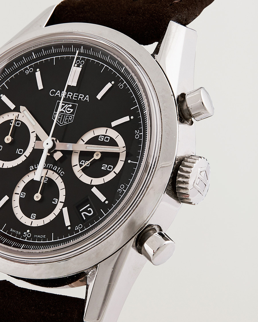 Herr | Tag Heuer Pre-Owned Carrera Calibre 17 Steel Black | Tag Heuer Pre-Owned | Carrera Calibre 17 Steel Black