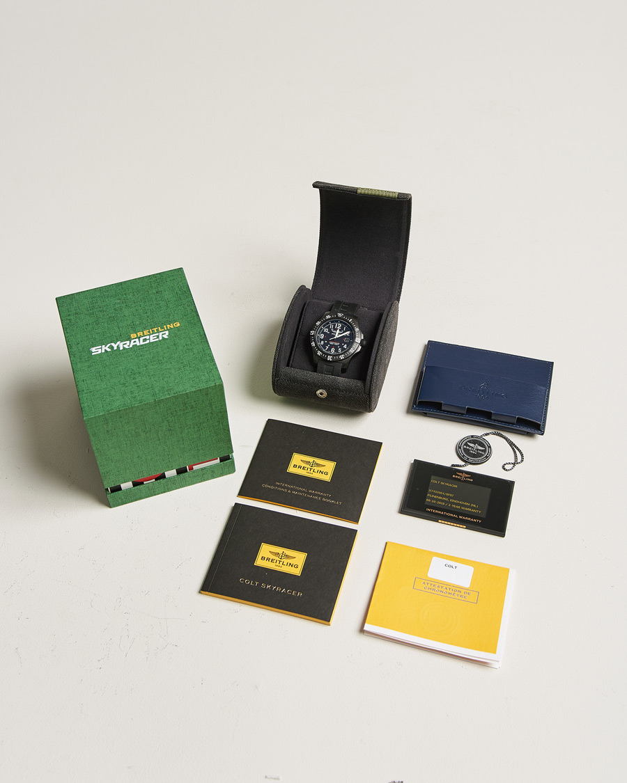 Herr | Breitling Pre-Owned Colt Skyracer X74320E4 Steel Black | Breitling Pre-Owned | Colt Skyracer X74320E4 Steel Black