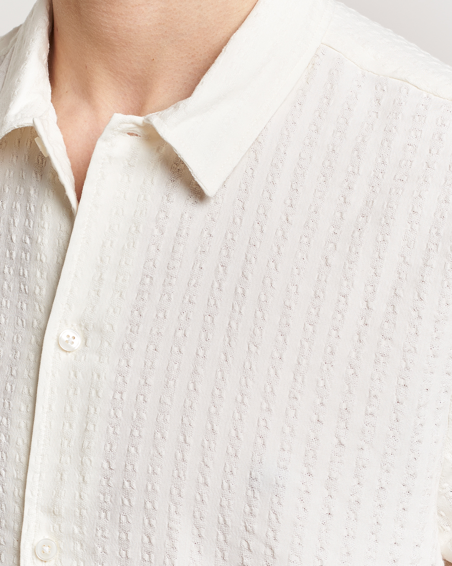 Herr | Skjortor | Samsøe Samsøe | Avan Structured Short Sleeve Shirt White