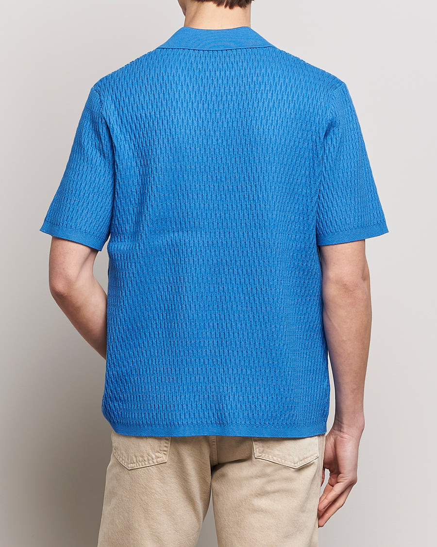 Herr | Skjortor | Samsøe Samsøe | Sagabin Resort Collar Short Sleeve Shirt Super Sonic