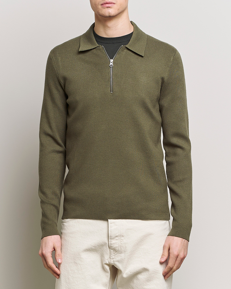 Herr |  | Samsøe Samsøe | Guna Half Zip Dusty Olive