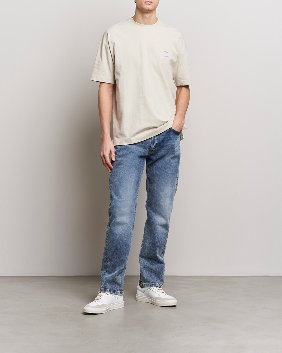 Herr | T-Shirts | Samsøe Samsøe | Joel Organic Cotton T-Shirt Moonstruck