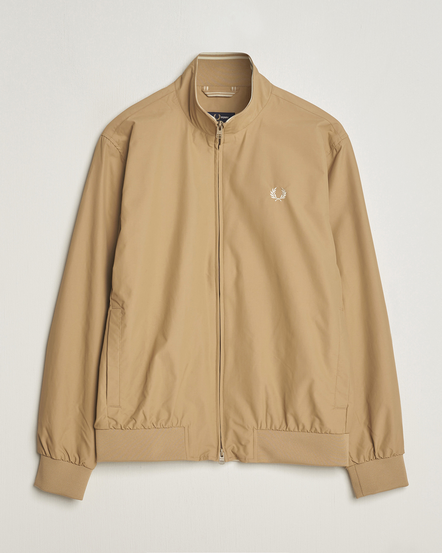 Herr | Jackor | Fred Perry | Brentham Jacket Warm Stone