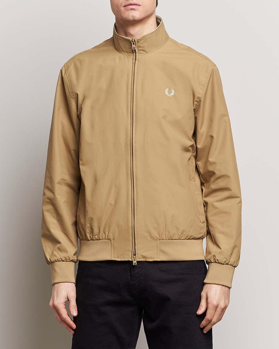 Herr | Jackor | Fred Perry | Brentham Jacket Warm Stone