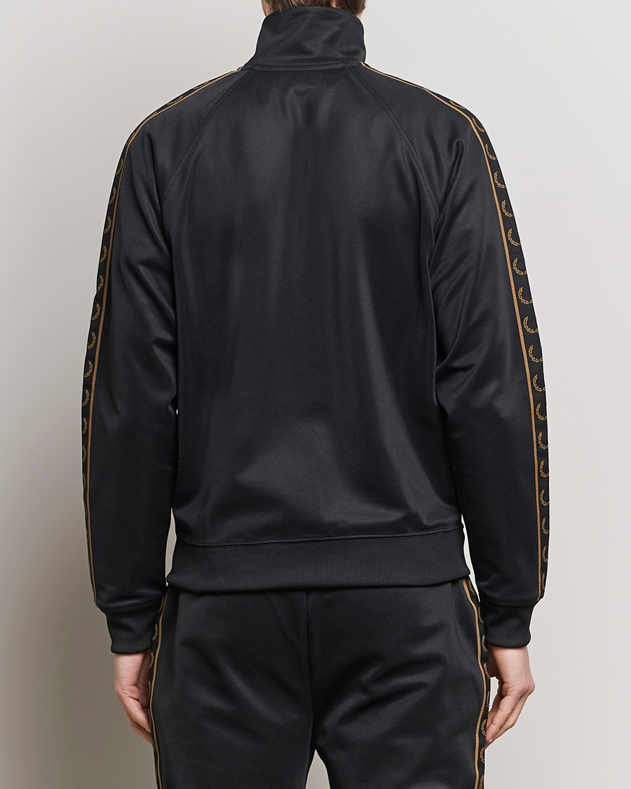 Herr | Tröjor | Fred Perry | Taped Track Jacket Black