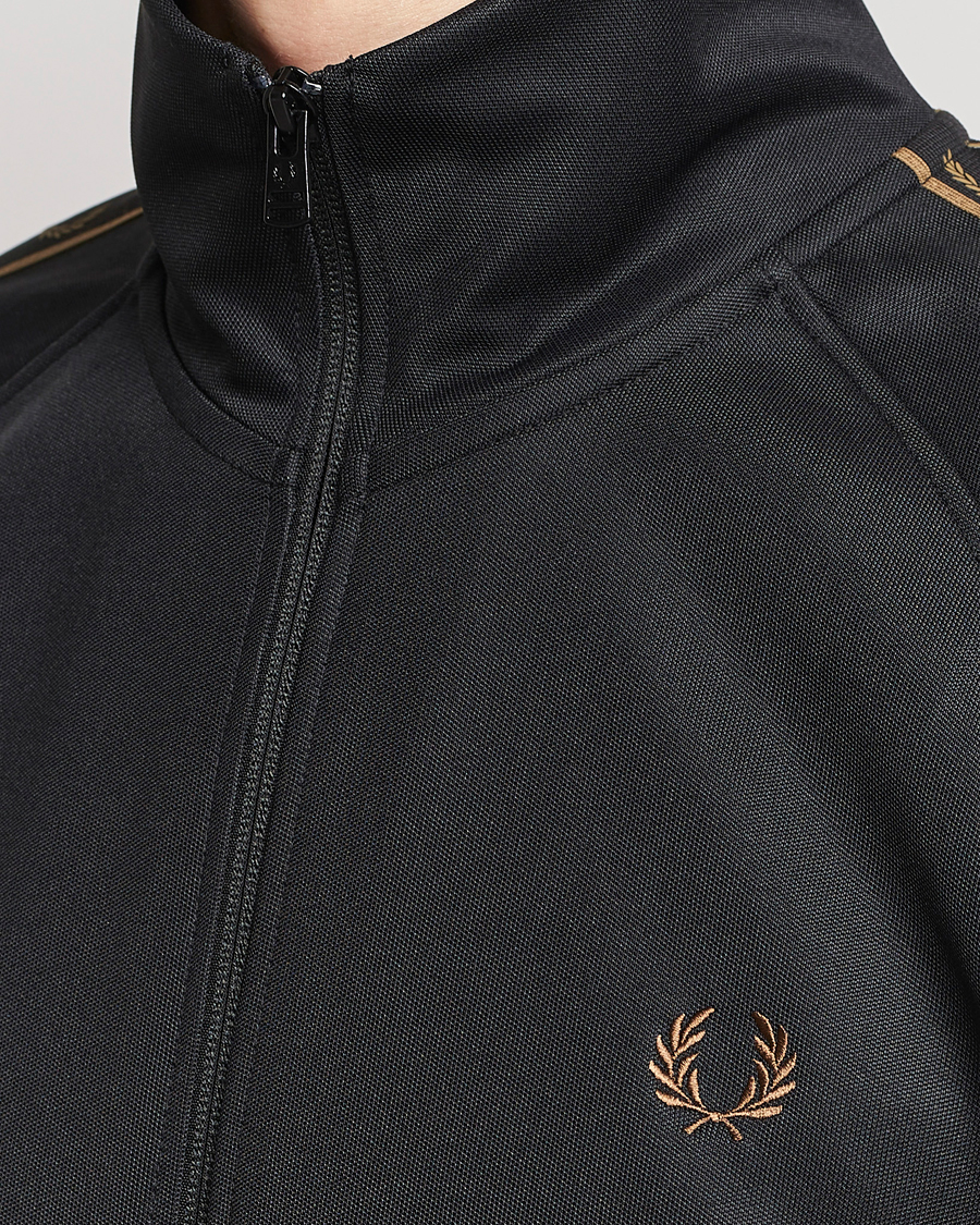 Herr | Tröjor | Fred Perry | Taped Track Jacket Black