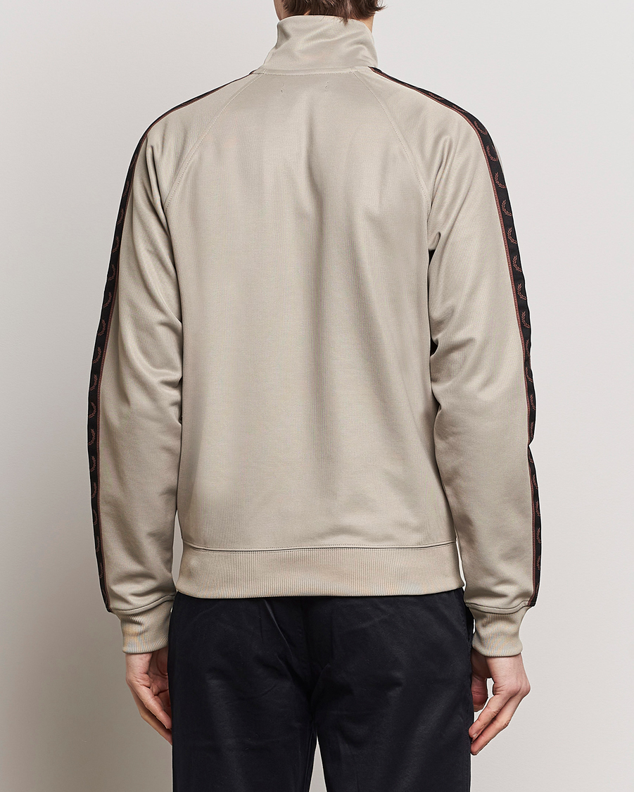 Herr | Tröjor | Fred Perry | Taped Track Jacket Warm Grey