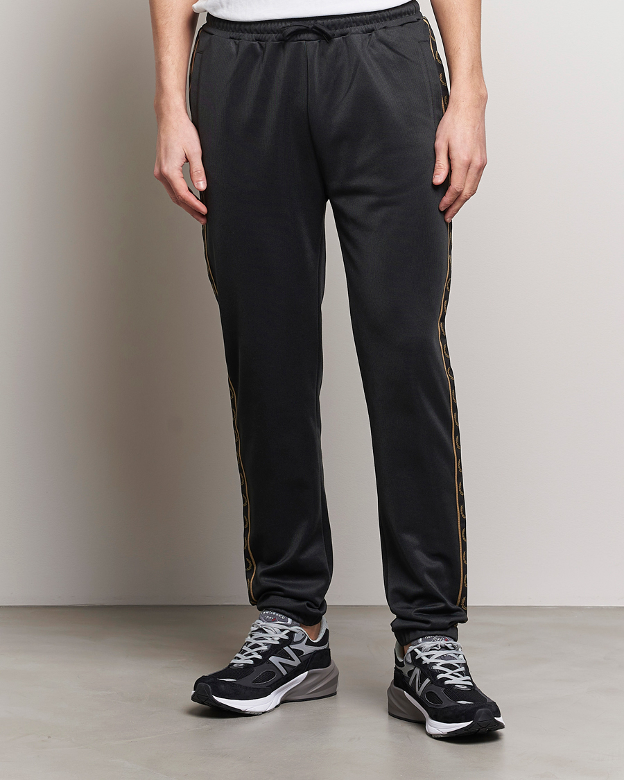 Herr | Byxor | Fred Perry | Taped Track Pants Black