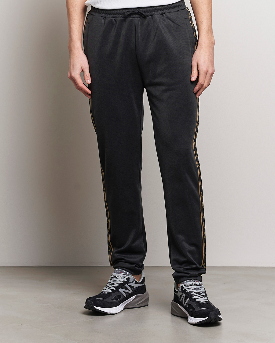 Herr | Kläder | Fred Perry | Taped Track Pants Black