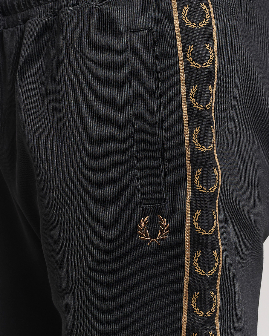 Herr | Byxor | Fred Perry | Taped Track Pants Black