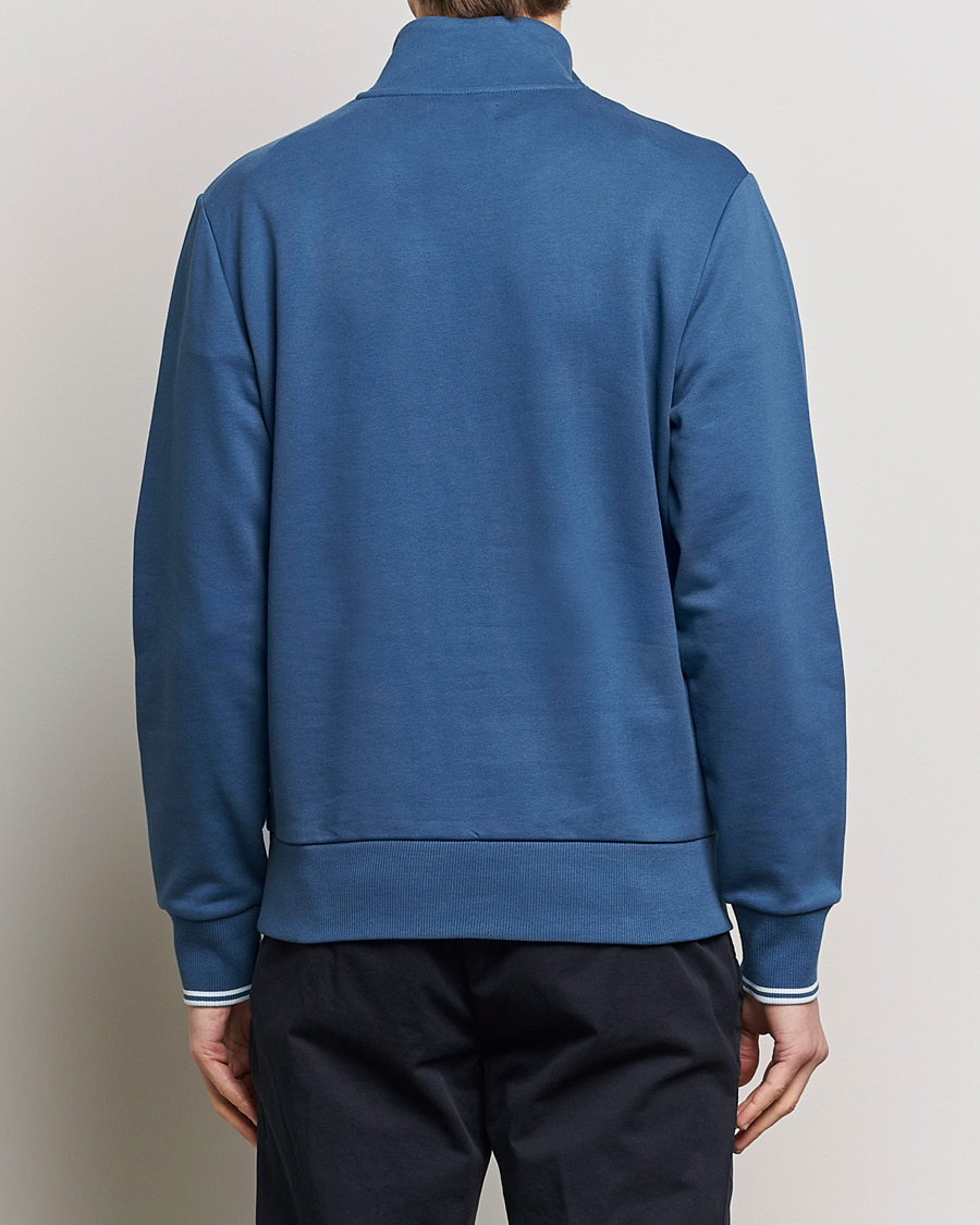Herr | Tröjor | Fred Perry | Half Zip Sweatshirt Midnight Blue