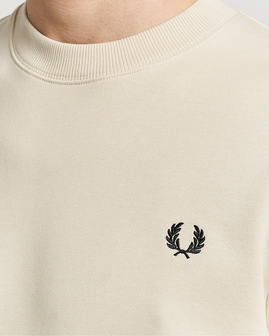 Herr | Tröjor | Fred Perry | Crew Neck Sweatshirt Oatmeal