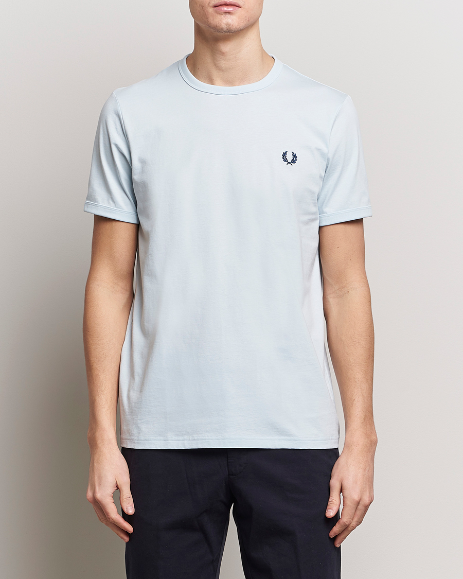 Herr | Fred Perry | Fred Perry | Ringer T-Shirt Light Ice