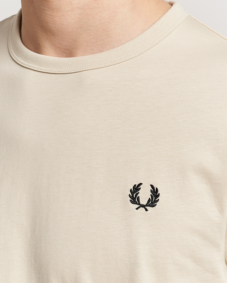 Herr | T-Shirts | Fred Perry | Ringer T-Shirt Oatmeal
