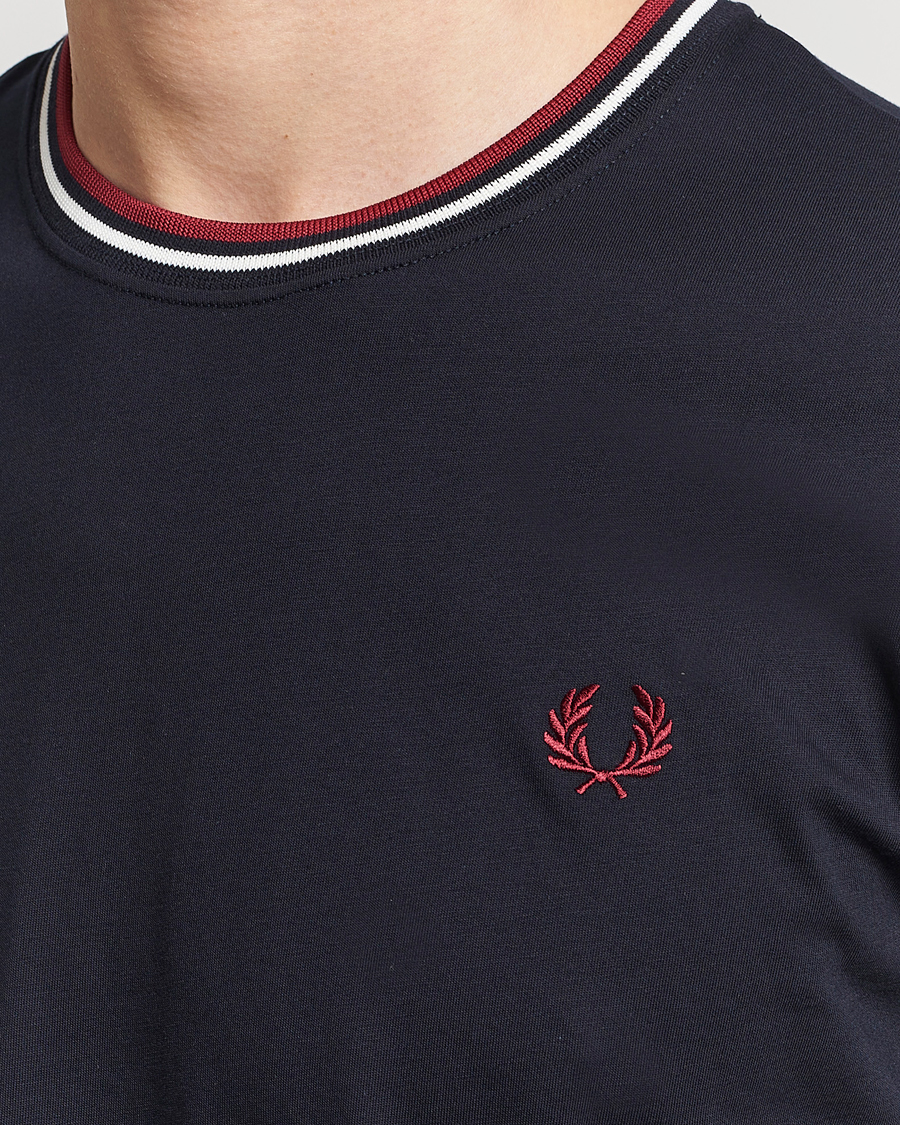 Herr | T-Shirts | Fred Perry | Twin Tipped T-Shirt Navy