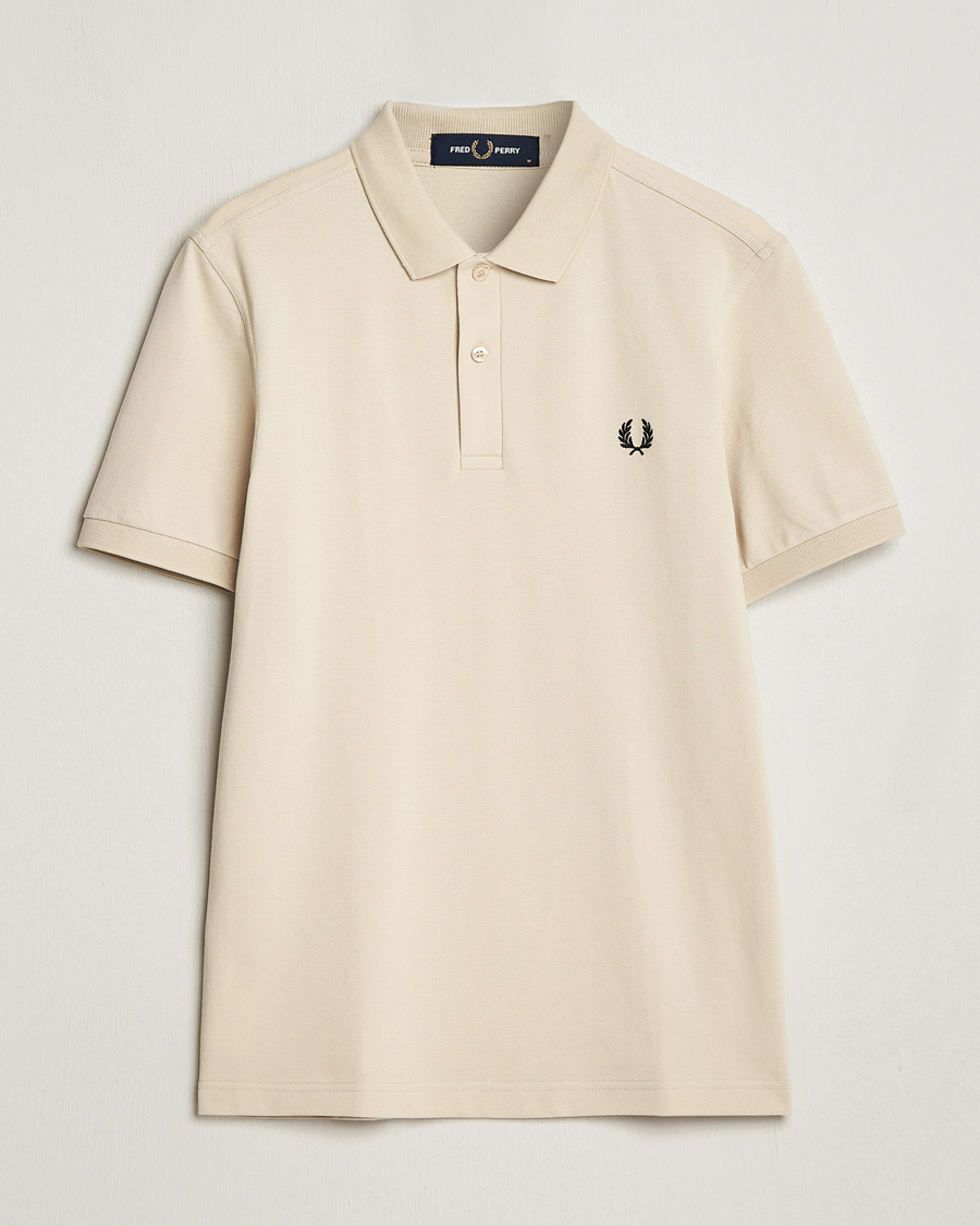 Herr | Pikéer | Fred Perry | Plain Polo Shirt Oatmeal