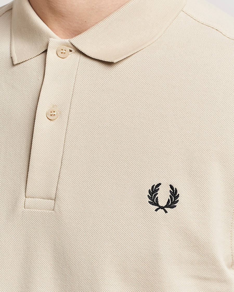 Herr | Pikéer | Fred Perry | Plain Polo Shirt Oatmeal