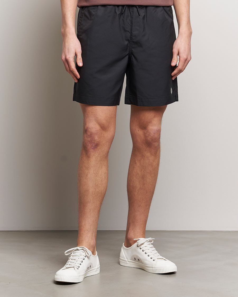 Herr | Badbyxor | Fred Perry | Classic Swimshorts Black