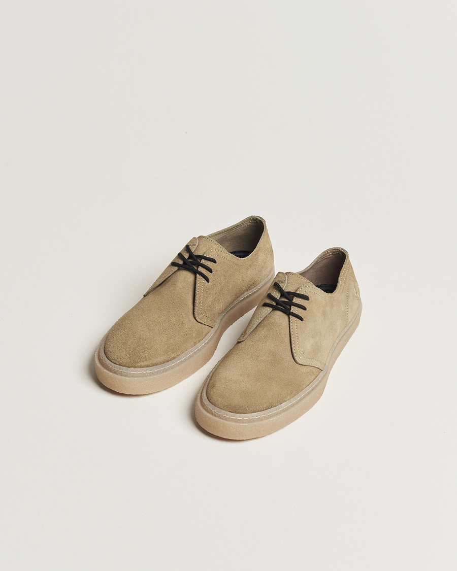 Herr | Fred Perry | Fred Perry | Linden Suede Shoe Warm Grey