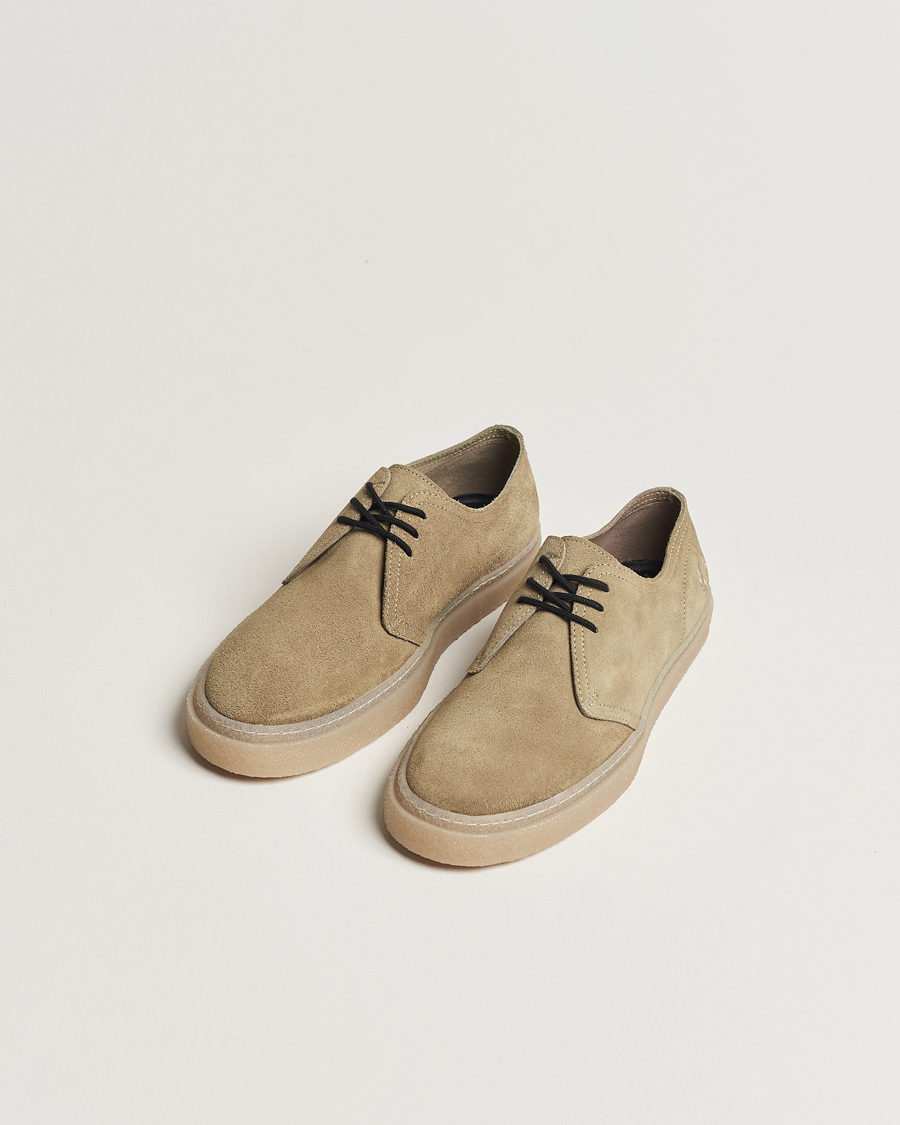 Herr | Fred Perry Linden Suede Shoe Warm Grey | Fred Perry | Linden Suede Shoe Warm Grey
