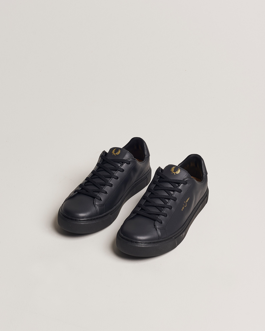 Herr | Best of British | Fred Perry | B71 Leather Sneaker Black