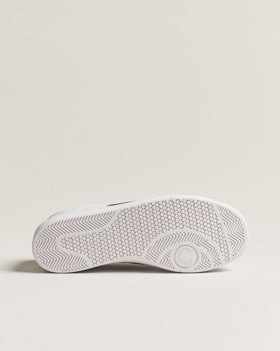 Herr | Fred Perry B721 Leather Sneaker White/Warm Grey | Fred Perry | B721 Leather Sneaker White/Warm Grey
