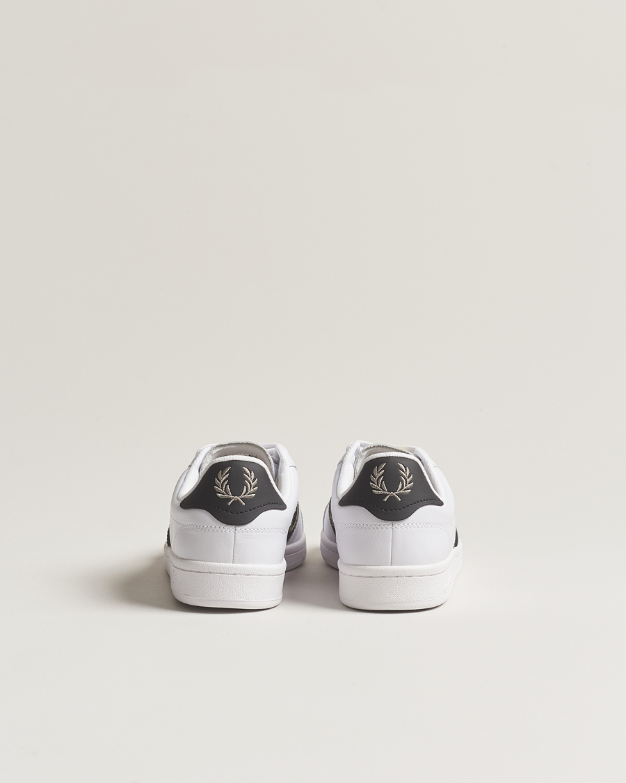 Herr | Fred Perry B721 Leather Sneaker White/Warm Grey | Fred Perry | B721 Leather Sneaker White/Warm Grey