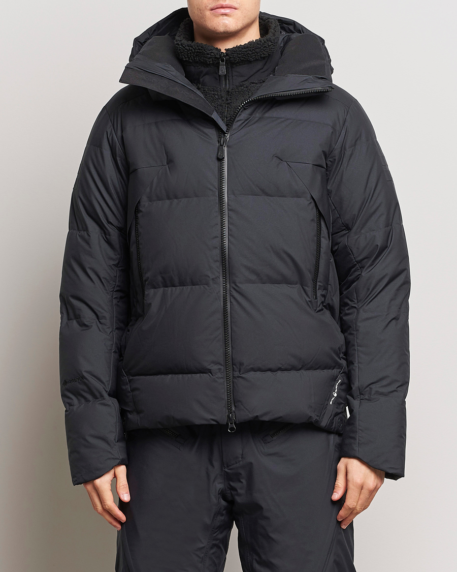 Herr | GORE-TEX | Sail Racing | Black Ice Gore-Tex Hooded Down Jacket Carbon