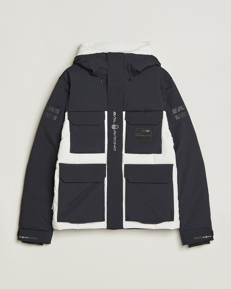 Herr | Jackor | Sail Racing | Glacier Gore-Tex Down Hooded Jacket Spray White