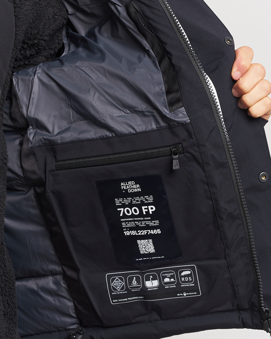 Herr | Jackor | Sail Racing | Glacier Gore-Tex Down Hooded Jacket Spray White
